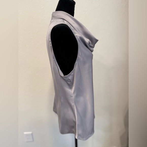 RACHEL Rachel Roy Soft Gray Cowl Neck Blouse - Picture 7 of 11